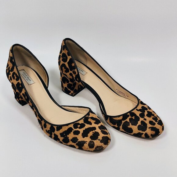 Cole Haan Shoes - Cole Haan Women's 7 1/2B Leopard Chunky Heel Shoes